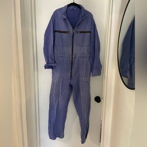 Vintage  light Blue denim Jumpsuit M L